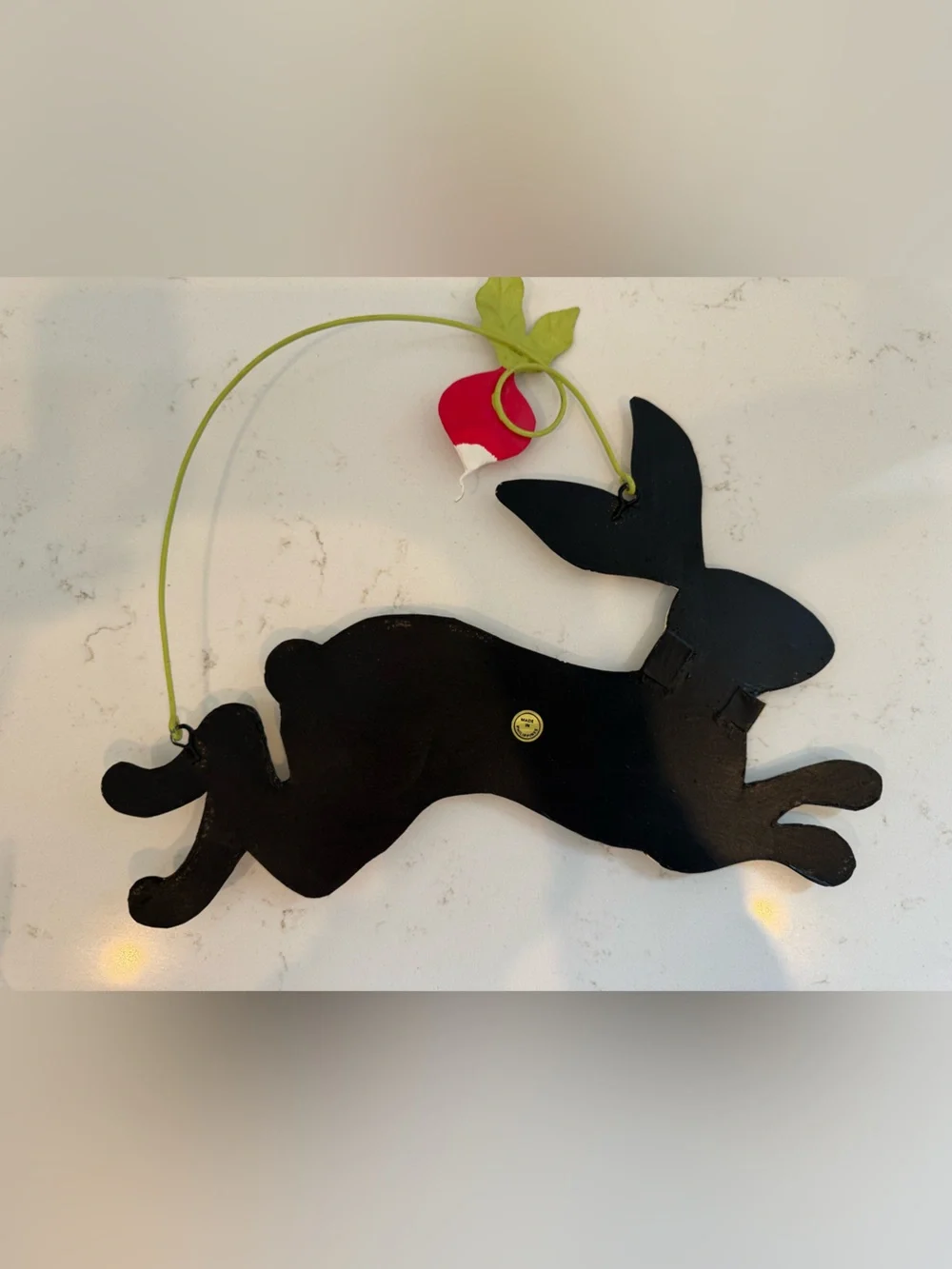 MacKenzie-Childs Radish Rabbit Courtly Check Spring Decor – Retired